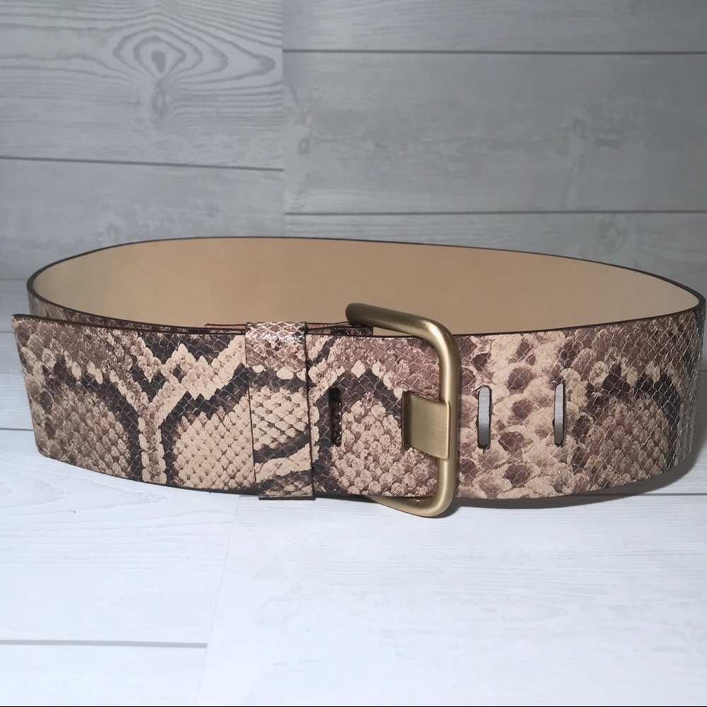 Banana Republic faux snake skin belt